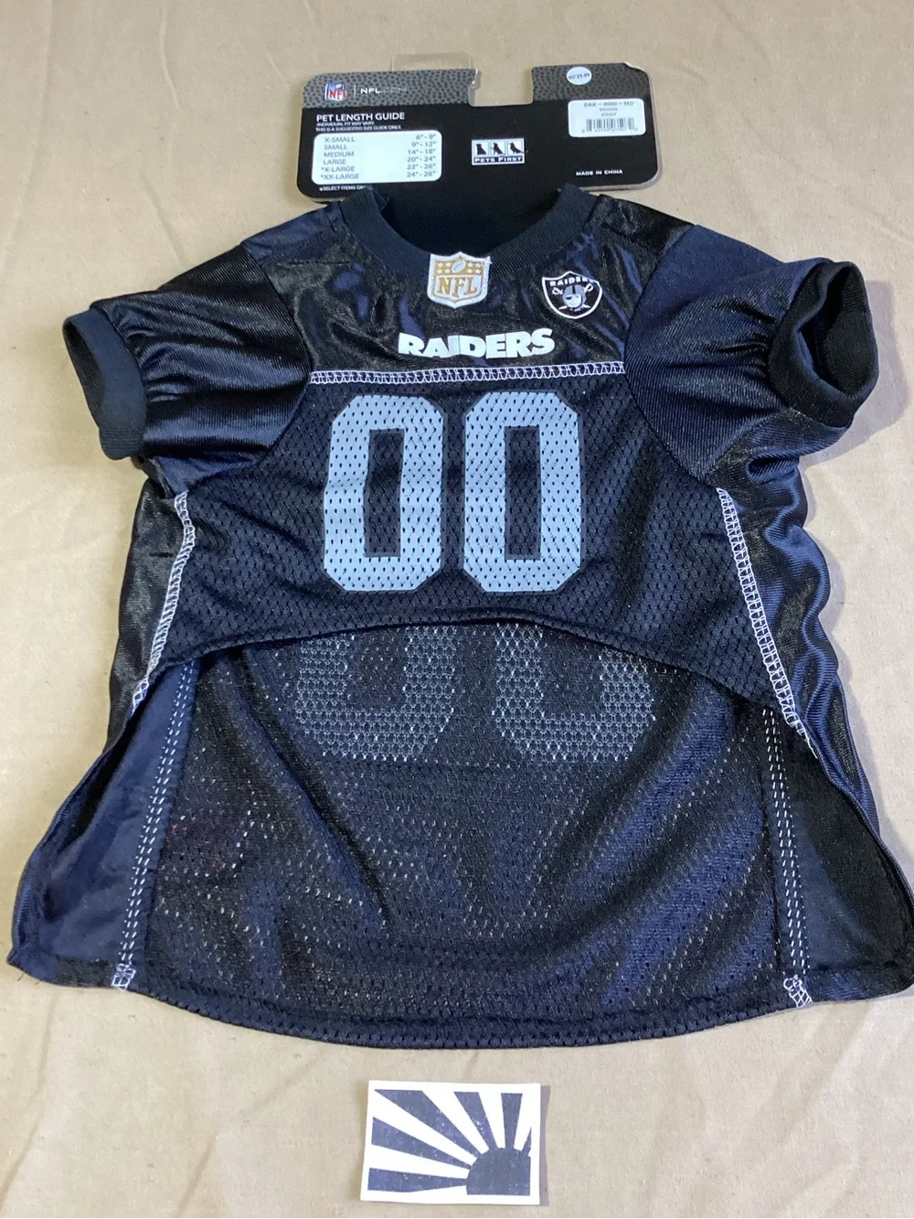 Pets First NFL Dog & Cat Jersey, Las Vegas Raiders, Medium